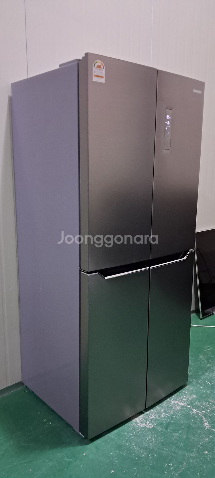 1590 하이메이드 418L 4도어양문형냉장고(블랙)--1