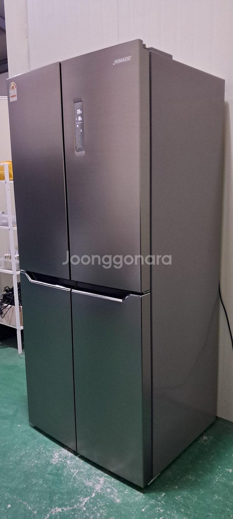 1590 하이메이드 418L 4도어양문형냉장고(블랙)--2