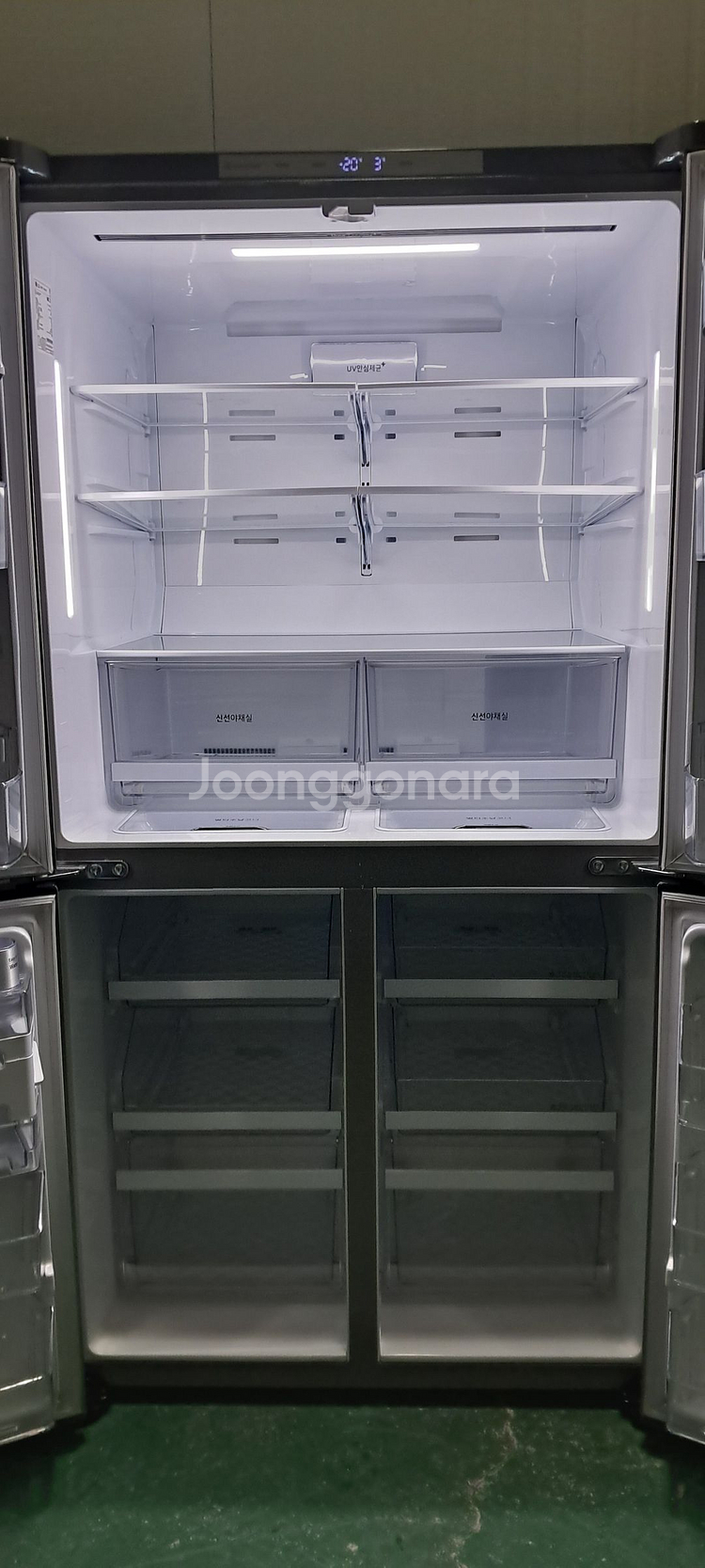 1603 엘지디오스 870L 4도어양문형냉장고(메탈)--3