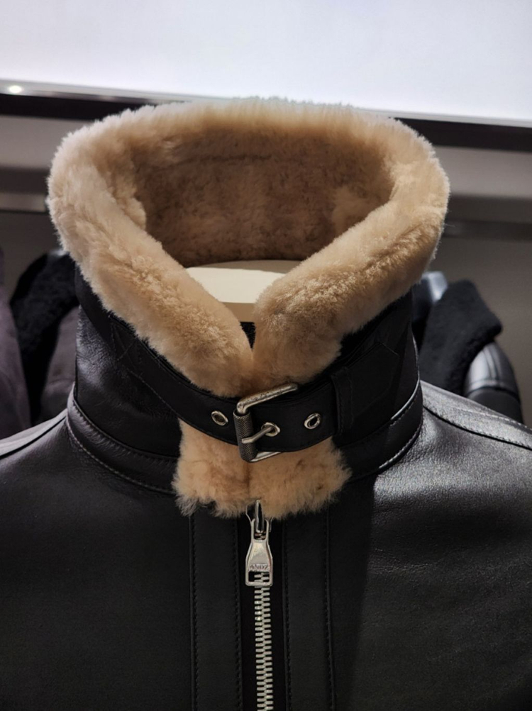 앤드지 남성 양가죽 양털 무스탕(BZE4LJ1201) 105 사이즈--4