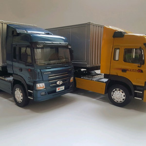 미개봉 1/32 현대 트라고 트랙터트레일러 옐로캐빈 국산미니카 아님 이미지