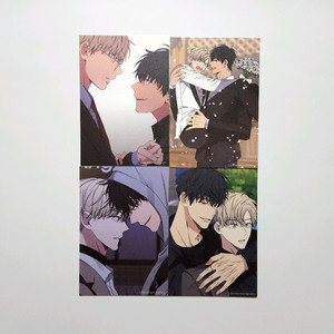 비온 러브 징크스 콜라보 카페 엽서 특전 풀셋 전종 BL 웹툰 굿즈