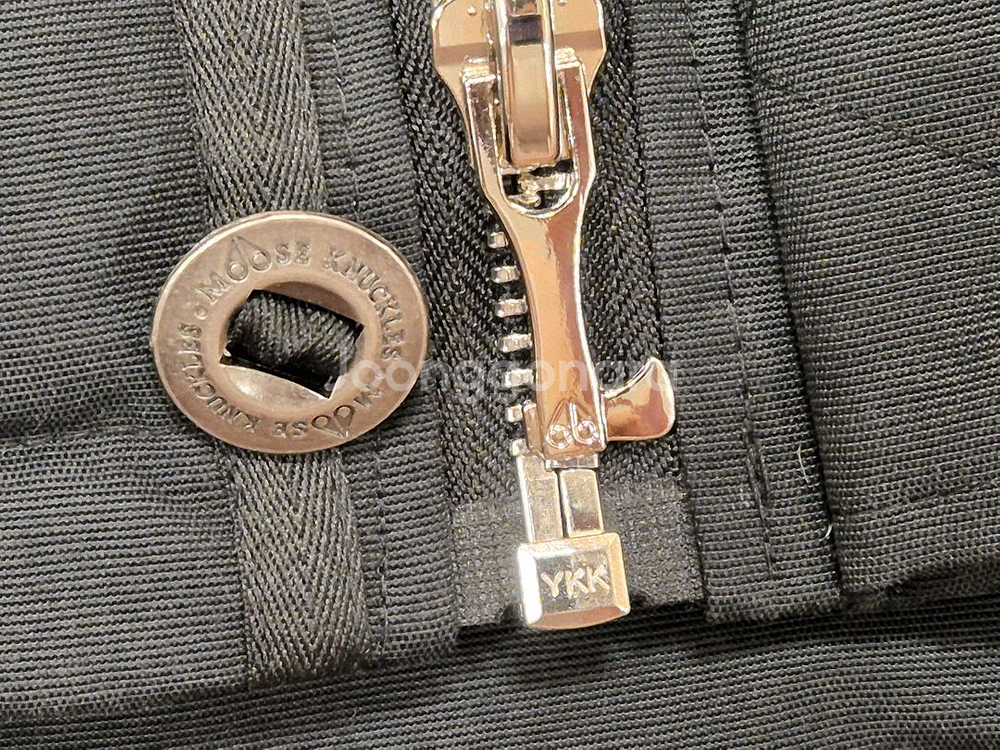 무스너클 3Q 오리지널 쓰리쿼터 블랙 패딩--3