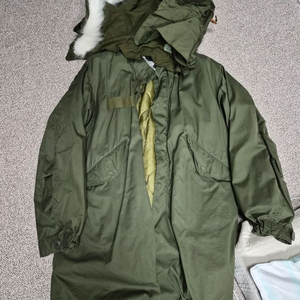 오리지널개파카s 초초초민트 px밀리터리구매품