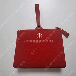 조르지오아르마니 레드 프리미엄 파우치