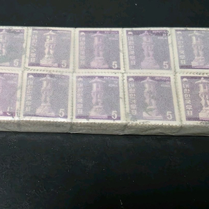 대한민국 오래된 우표 (10다발. 총 1000장)일괄. 이미지