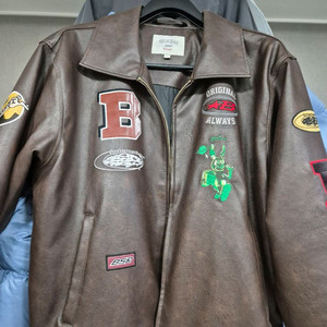 Bsrabbit 비에스래빗 레더 보드복 자켓 L