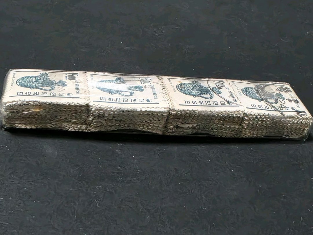 대한민국 오래된 우표 (4다발. 총 400장)일괄. 이미지