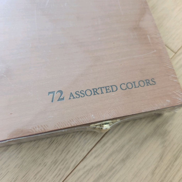 (미개봉)문교 오일파스텔 72색 목함+작품용 스케치북--3