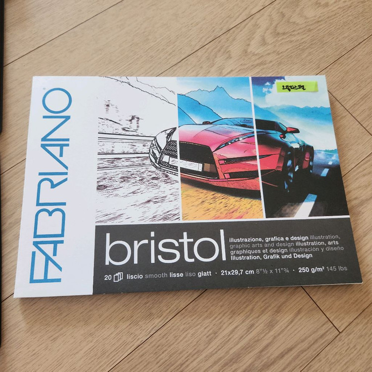 (미개봉)문교 오일파스텔 72색 목함+작품용 스케치북--4