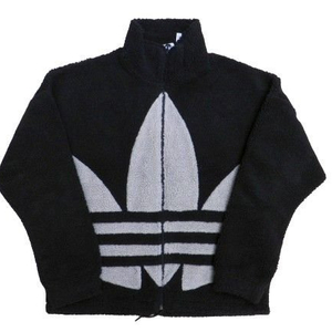 아디다스 SHERPA JACKET 쉘파 재킷 플리스 블랙 상태좋은 중고제품 팝니다.