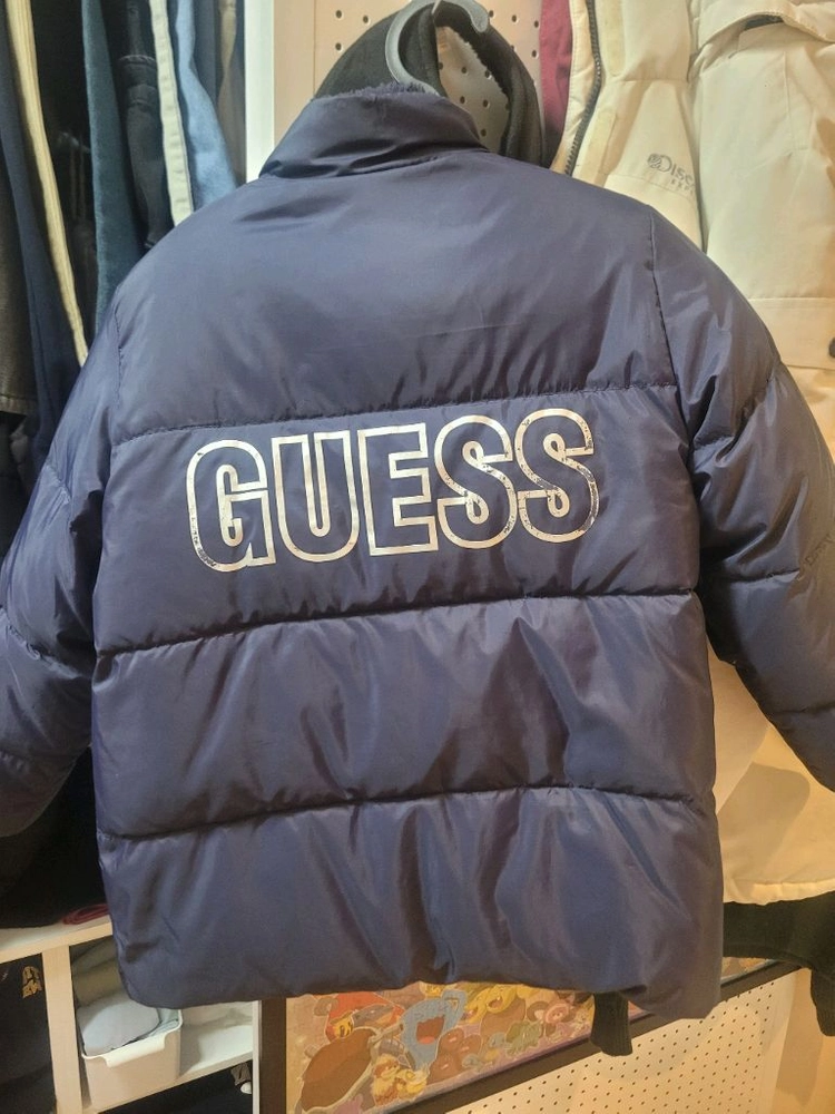 GUESS 키즈 양면 패딩 뽀글이 점퍼 130 이미지
