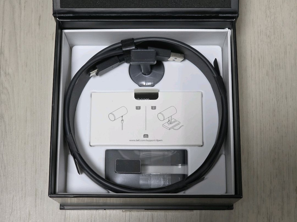 델 울트라샤프 4K 웹캠 WB7022 UHD 카메라 화상회의 방송용 웹캠--2