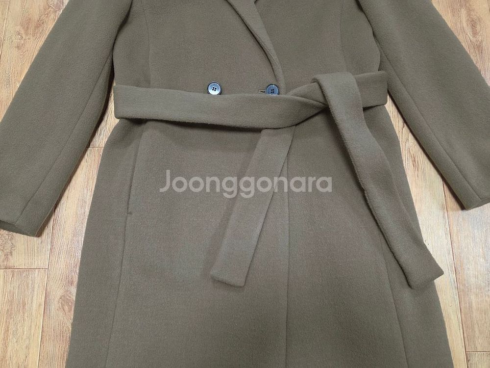 프론트로우(FRONTROW) 캐시울 벨티드 싱글코트 55--6