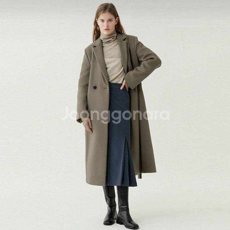 프론트로우(FRONTROW) 캐시울 벨티드 싱글코트 55--2