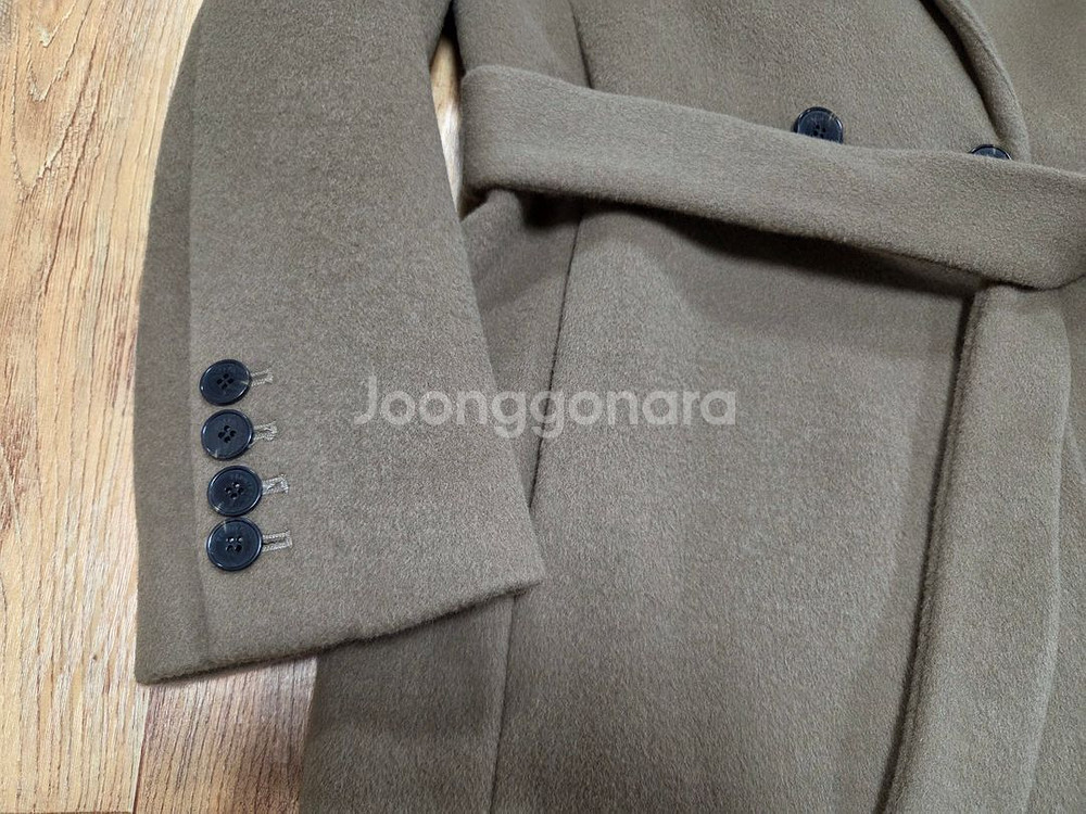 프론트로우(FRONTROW) 캐시울 벨티드 싱글코트 55--5