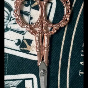 앤틱 앤티크 재봉 공예용 가위 로즈골드