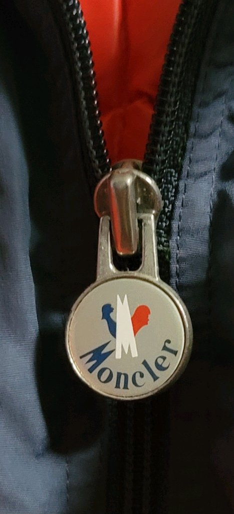 80s 몽클레어 x 아식스 콜라보 스키웨어 패딩 다운--3