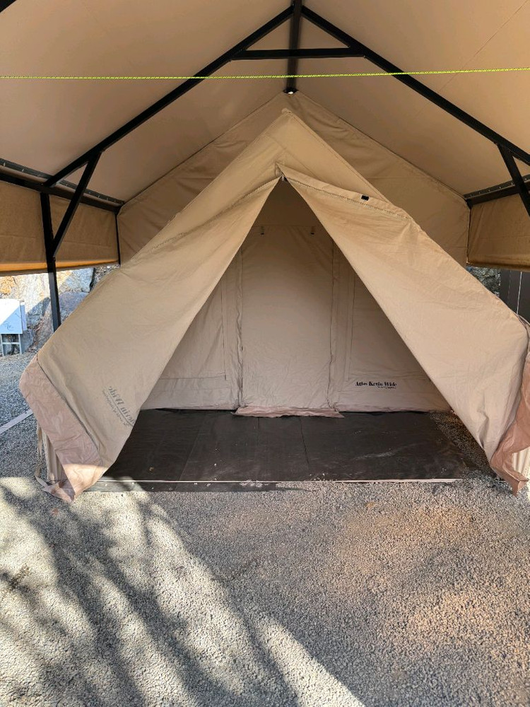 스위스 알파인클럽 아틀라스 캐빈 와이드 에어텐트(면 텐트) 팝니다. 이미지