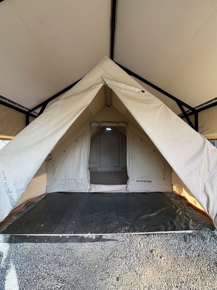 스위스 알파인클럽 아틀라스 캐빈 와이드 에어텐트(면 텐트) 팝니다. 이미지