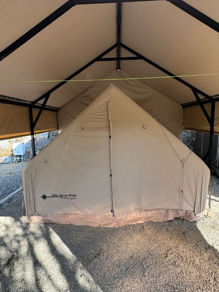 스위스 알파인클럽 아틀라스 캐빈 와이드 에어텐트(면 텐트) 팝니다. 이미지