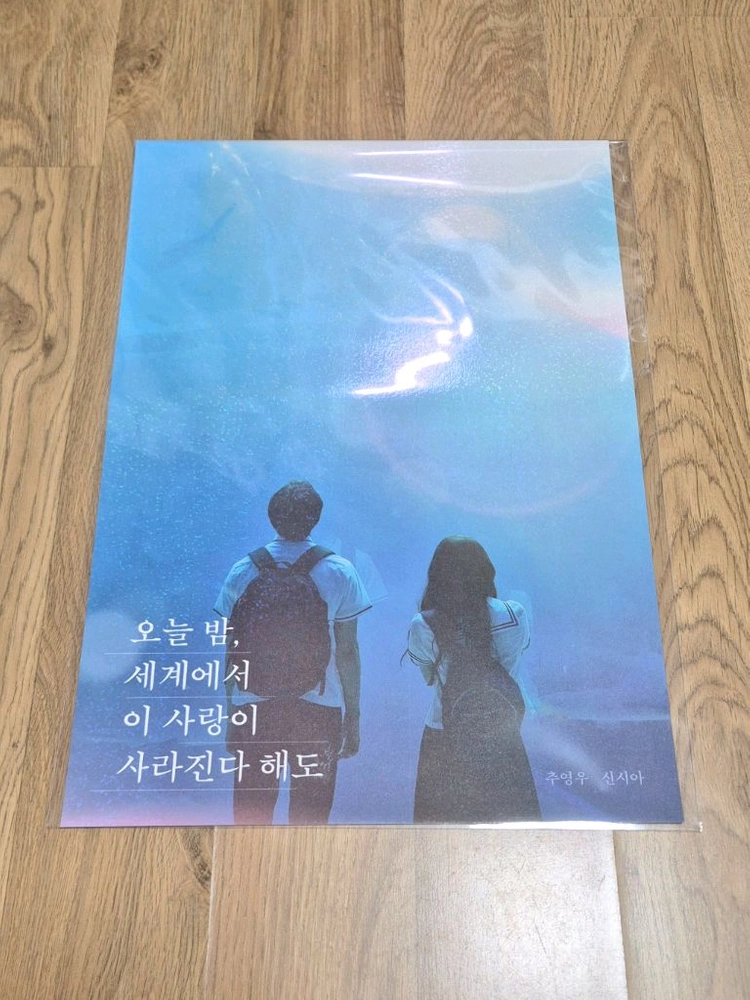<오늘 밤, 세계에서 이 사랑이 사라진다 해도> 오세이사 아쿠아리움 포스터 이미지