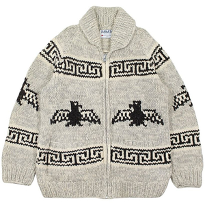 카나타 버진 울 코위찬 집업 스웨터 썬더버드