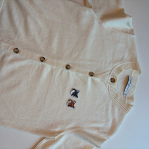 메종키츠네 더블폭스 가디건 S사이즈 이미지