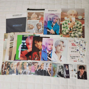 NCT 127 정우 굿즈 일괄 판매 포카 엽서 ar 티켓 엔시티 이미지