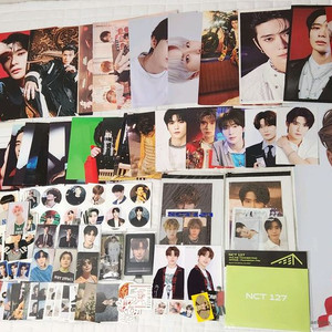 NCT 127 재현 굿즈 일괄 판매 포카 엽서 포스터 스티커 엔시티 이미지