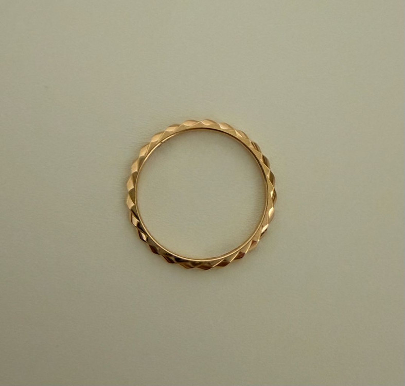 골든듀 18k 핑크골드 반지 새상품 팝니다--3