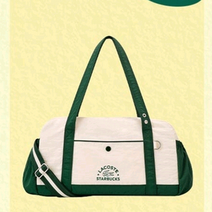 스타벅스 라코스테 멀티플백 그린 가방