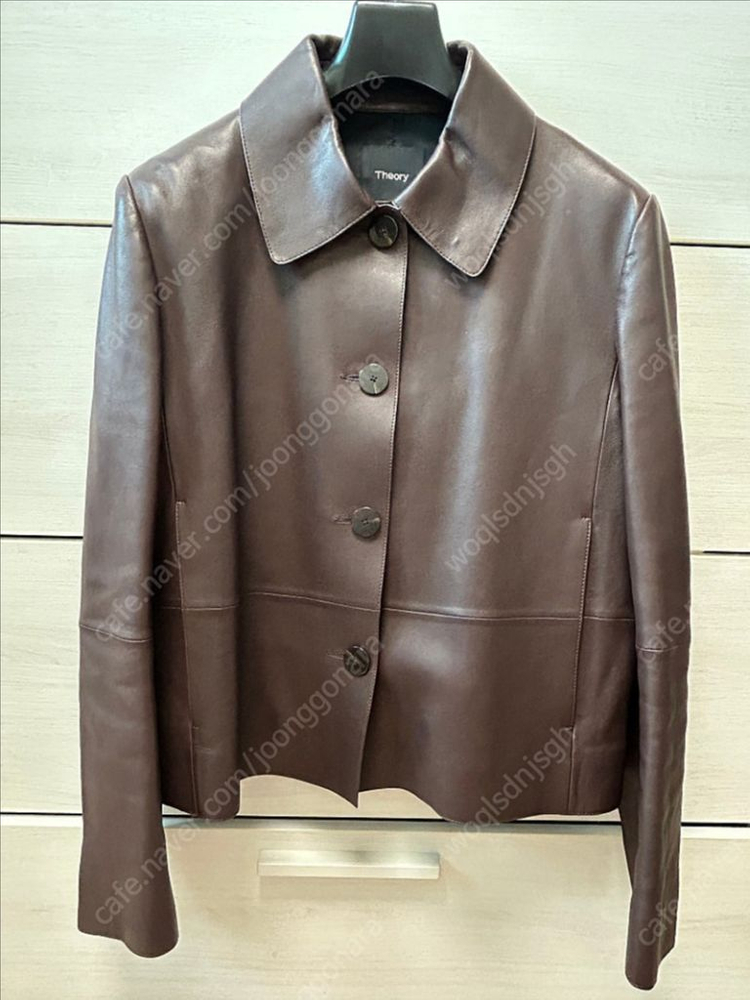 띠어리가죽쟈켓팝니다--4