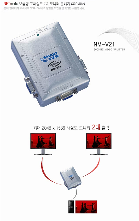 NETmate 모니터 자동 분배기(NM-V21)--1