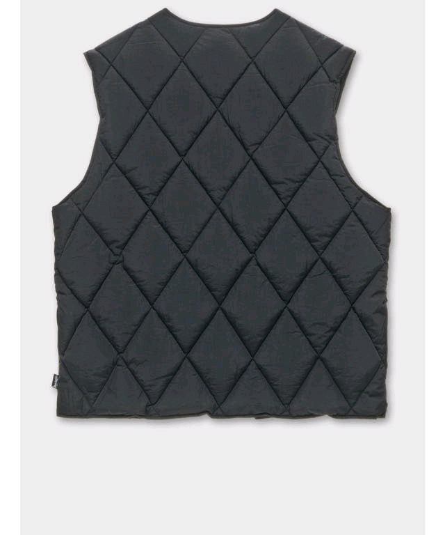 스투시 여성 리버시블 패딩 조끼--4