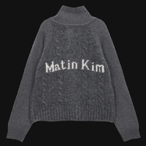 마뗑킴스펠포인트 집업니트 이미지