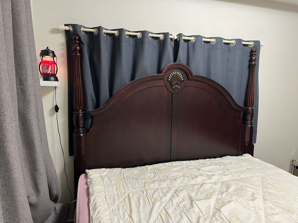 수입 앤틱스타일 원목 침대 이미지