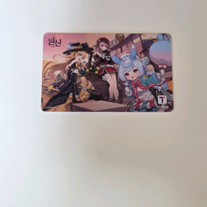 원신 호요랜드 티머니 교통카드