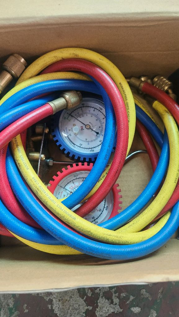 VALUE VE245N 2단 진공 펌프 /마스트쿨 메니폴드게이지 새제품 이미지