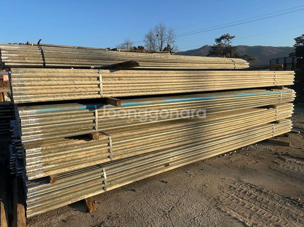 아시바파이프,클램프,연결핀(중고)6M, 4M, 3M, 2M, 1.5M, 1M / 2.3t, 1.8t--3