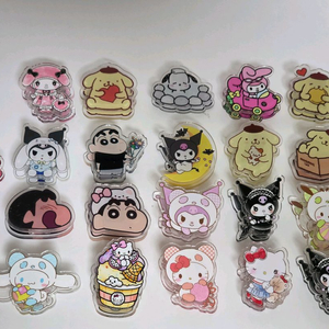 아크릴 집게(짱구 마이멜로디 폼폼푸린 키티 등) 이미지