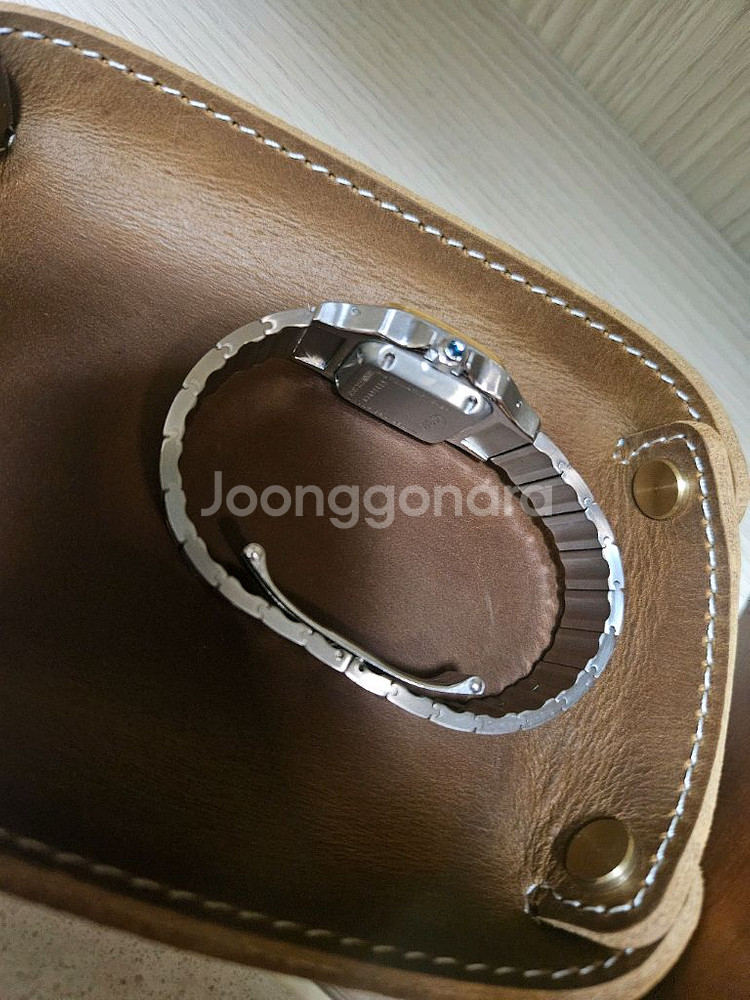 콤비 여성용 시계 산토스--1