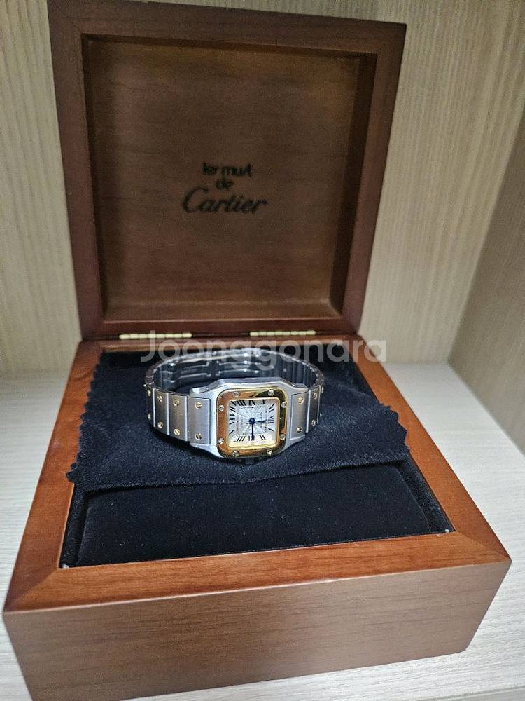 콤비 여성용 시계 산토스--4