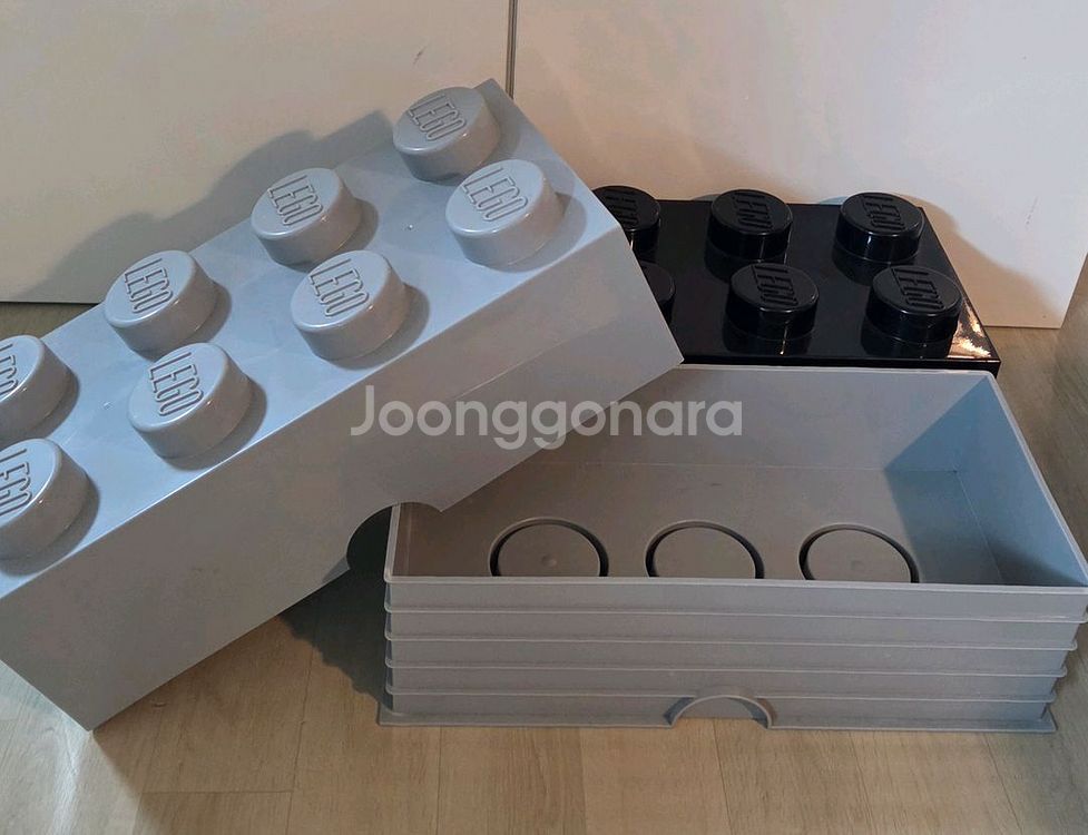 레고 블록형 수납함 세트--2