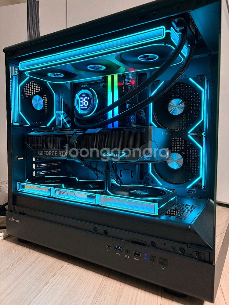 단풍이랑님전용9800x3d 5070ti 게이밍oc 850m wifi 등 본체--1