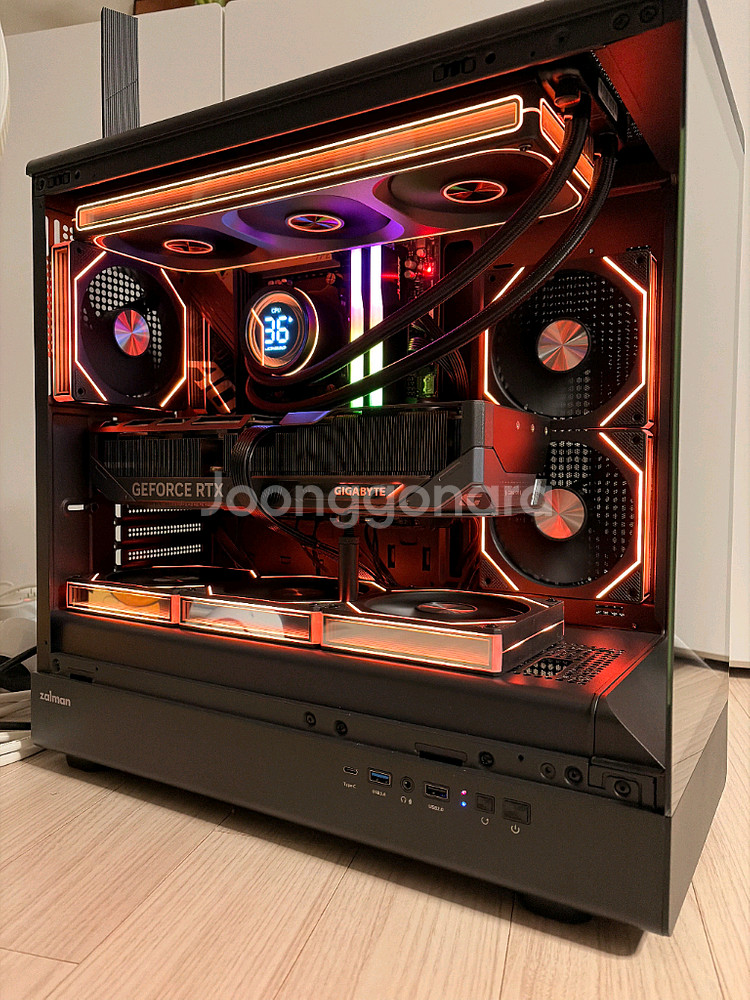 단풍이랑님전용9800x3d 5070ti 게이밍oc 850m wifi 등 본체--2