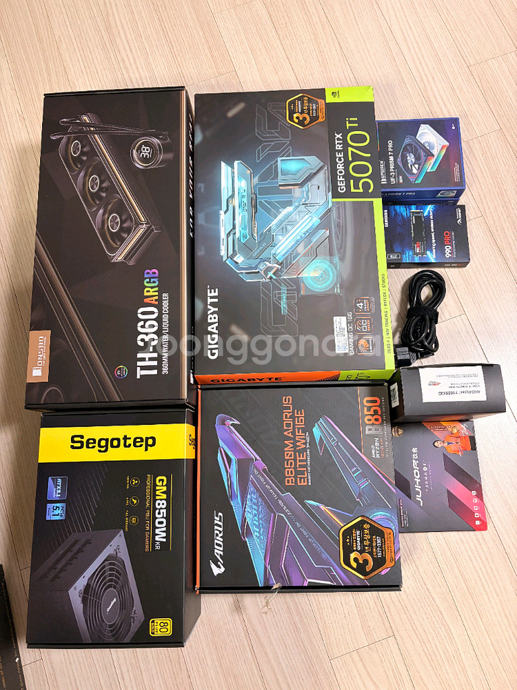 단풍이랑님전용9800x3d 5070ti 게이밍oc 850m wifi 등 본체--4