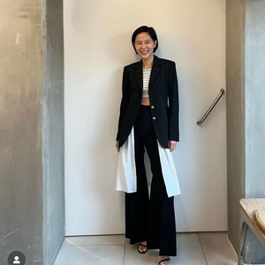 EENK 잉크 레터링 금장 자켓s