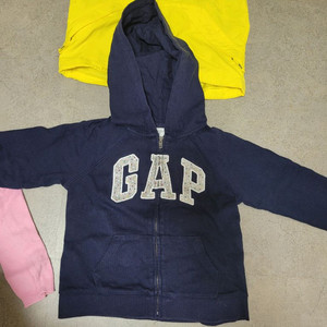 여아gap 후드 집업 5T 갭 네이비 120 네파 바람막이