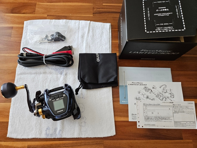 시마노(한정품 전동릴) '19 포스마스터 리미티드(LTD) 3000' 풀박사양/신품최저가--1